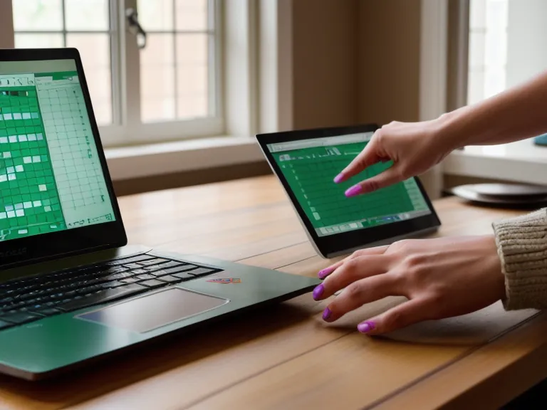 Close-up of a UX researcher tracking dog food data next to a bowl of fresh food.